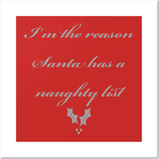 Naughty List Posters and Art